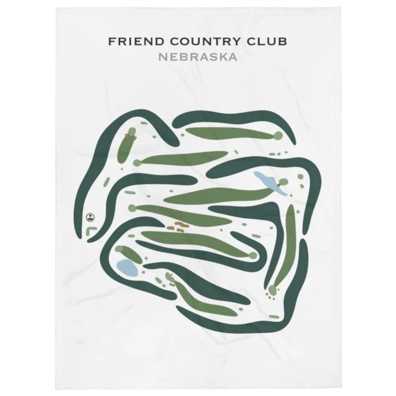Friend Country Club, Nebraska - Printed Golf Courses