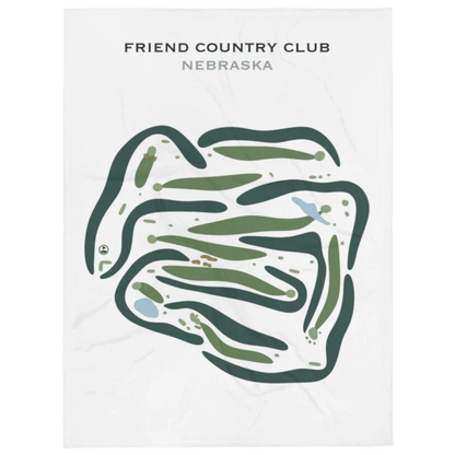Friend Country Club, Nebraska - Printed Golf Courses