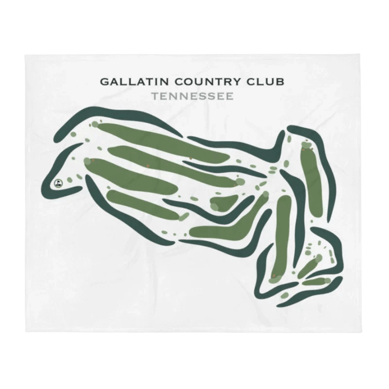 Gallatin Country Club, Tennessee - Printed Golf Courses