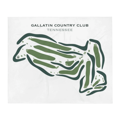 Gallatin Country Club, Tennessee - Printed Golf Courses