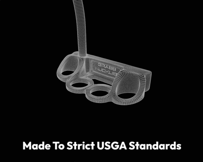 Grass Nuckles Mallet Putter and Head Cover