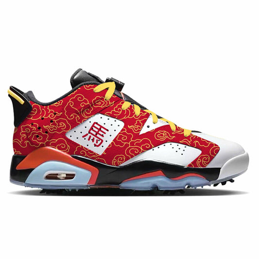 "Golden Fairway" Jordan Retro 6 Golf Shoes