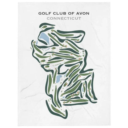Golf Club of Avon, Connecticut - Printed Golf Courses