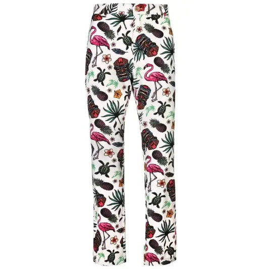 Aloha Hawaiian Cool-Stretch Men's Golf Pants (Tiki)