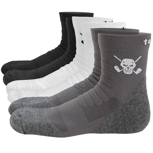 Performance Quarter Cut Golf Socks - 3 Pack