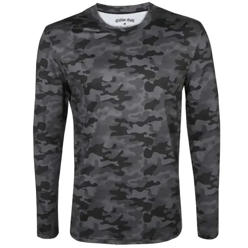 Golf Undershirt Long Sleeve (Camo/Black)