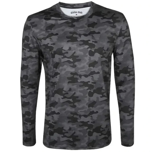 Golf Undershirt Long Sleeve (Camo/Black)
