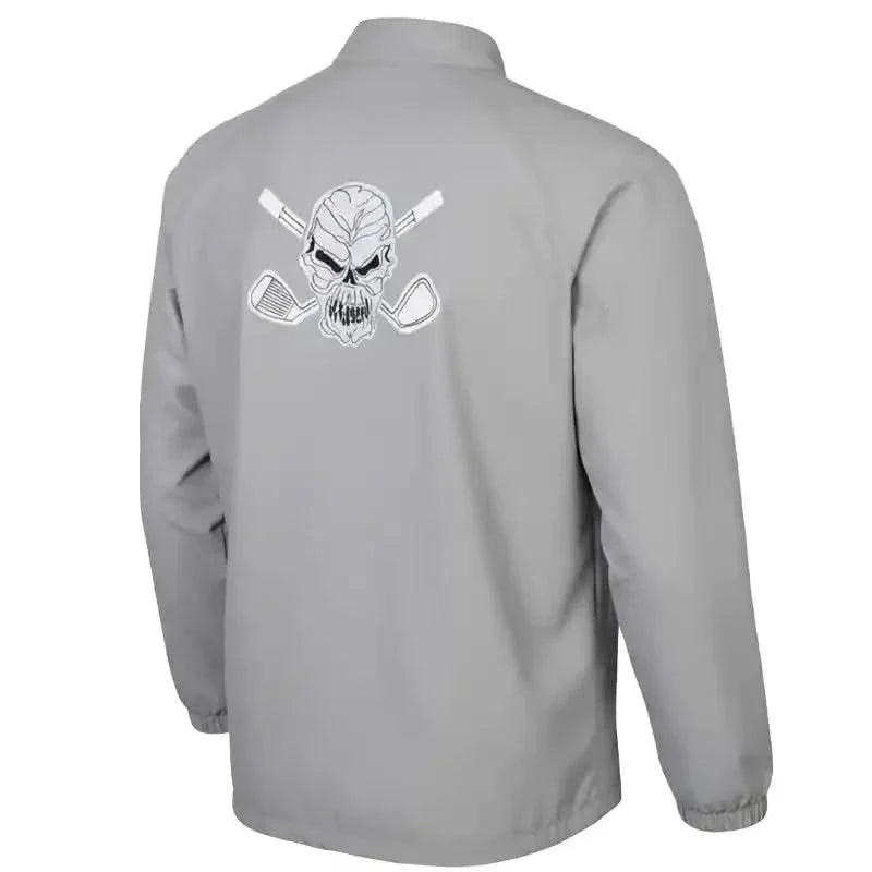 Windbreaker Quarter Zip Pull Over (Grey)