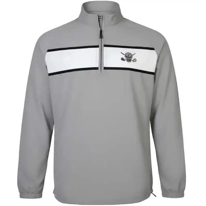 Windbreaker Quarter Zip Pull Over (Grey)