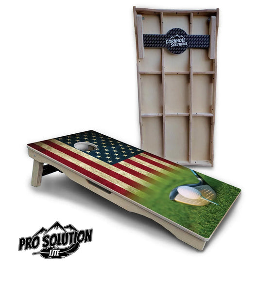 Golf Flag Cornhole Boards - Pro Solution Lite Series