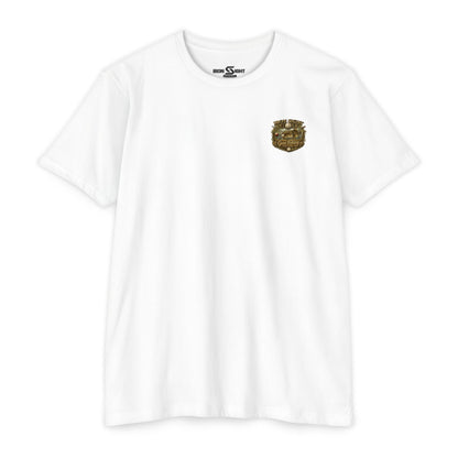Gone Fishing Catfish Golf T-Shirt — Iron Sight's Ball in the Water