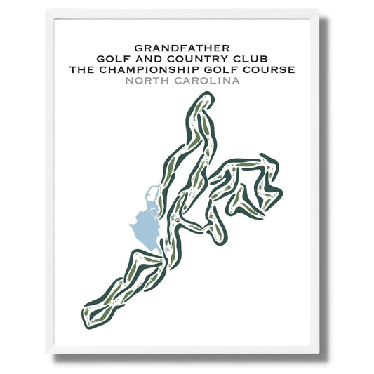 Grandfather Golf & Country Club, The Championship Golf Course, North Carolina - Printed Golf Courses