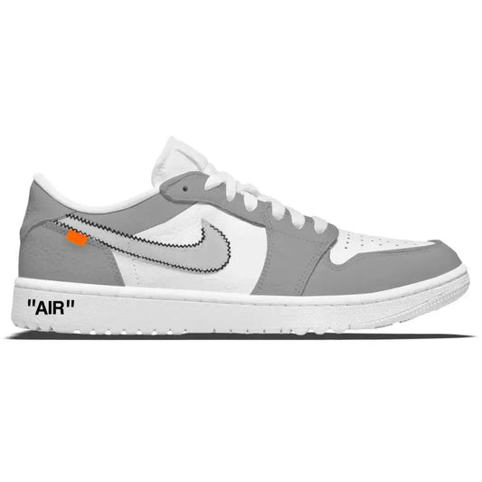 gray-force-ow-jordan-1-golf-shoes-sneakers-319 - GOLF LEAGUE