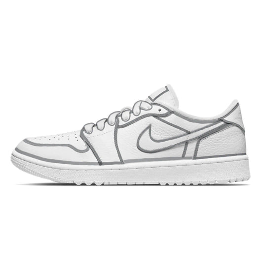 gray-lines-jordan-1-golf-shoes-sneakers-521 - GOLF LEAGUE