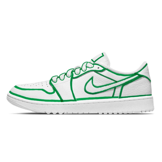 green-lines-jordan-1-golf-shoes-sneakers-491 - GOLF LEAGUE