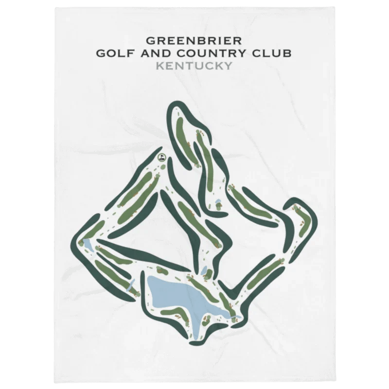 Greenbrier Golf and Country Club, Kentucky - Printed Golf Courses