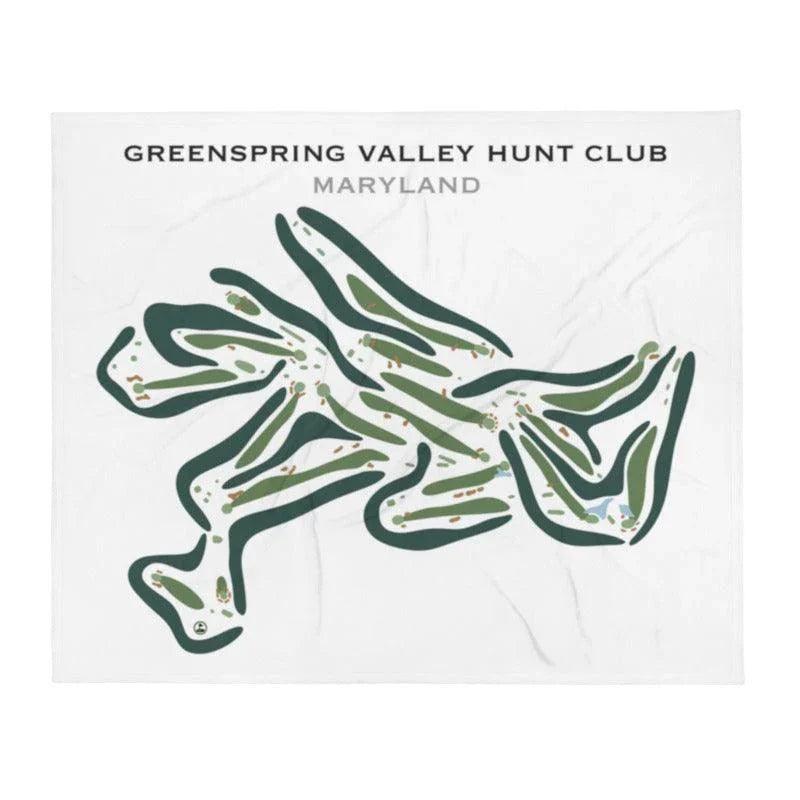 GreenSpring Valley Hunt Country Club, Maryland - Printed Golf Courses