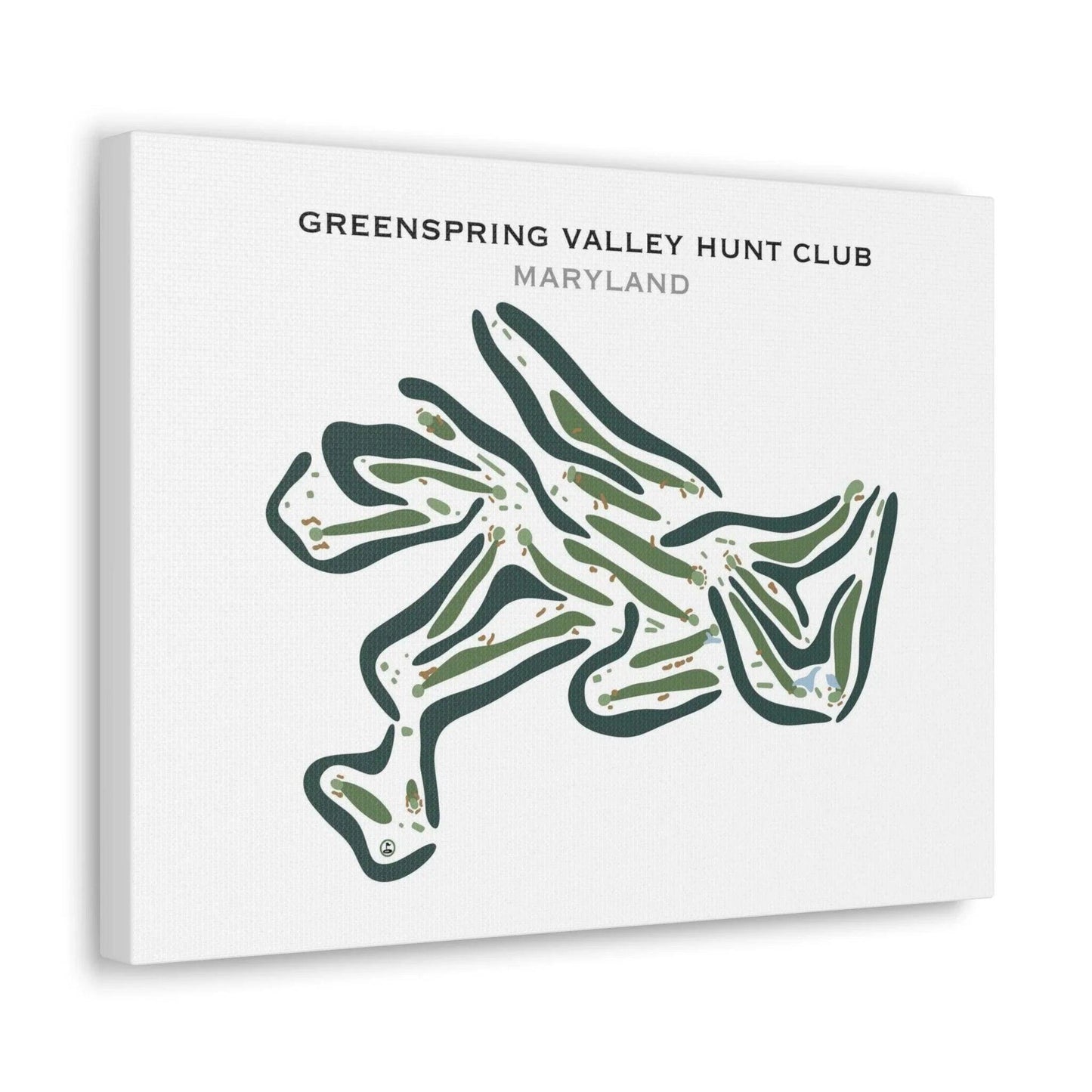 GreenSpring Valley Hunt Country Club, Maryland - Printed Golf Courses