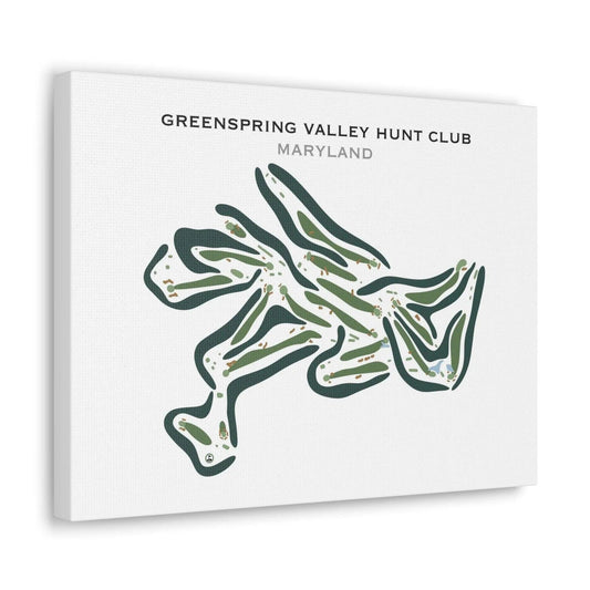 GreenSpring Valley Hunt Country Club, Maryland - Printed Golf Courses
