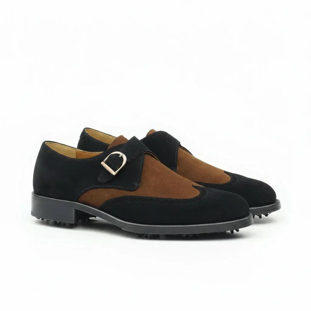 hagen-single-monk-golf-shoes-men-gulf-two-toned-strap-282 - GOLF LEAGUE