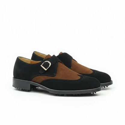 hagen-single-monk-golf-shoes-men-gulf-two-toned-strap-282 - GOLF LEAGUE