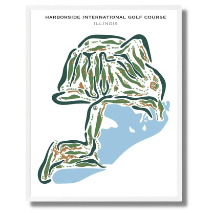 Harborside International Golf Course, Illinois - Printed Golf Courses