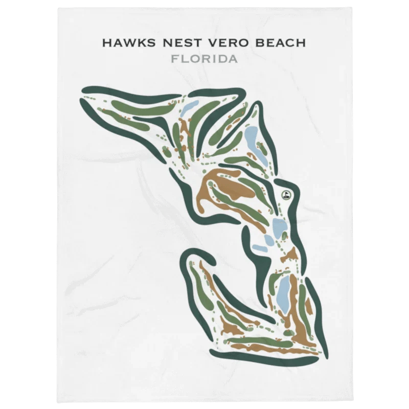 Hawks Nest, Vero Beach, Florida - Printed Golf Courses