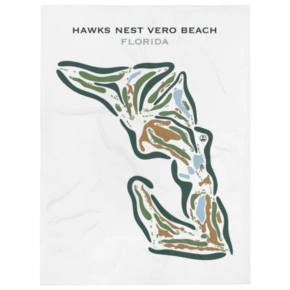 Hawks Nest, Vero Beach, Florida - Printed Golf Courses