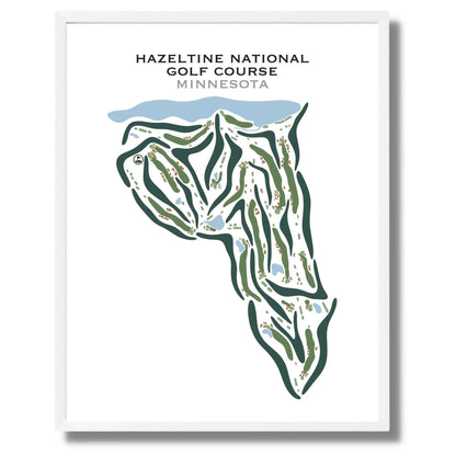 Hazeltine National Golf Club, Minnesota - Printed Golf Courses