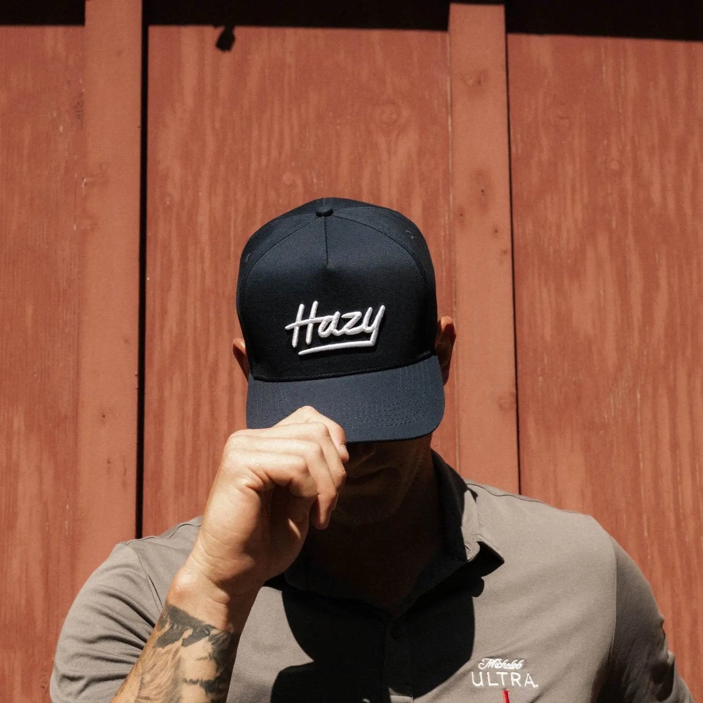 “Portland” Navy and White SnapBack