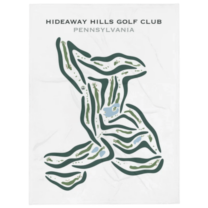 Hideaway Hills Golf Club, Pennsylvania - Printed Golf Courses