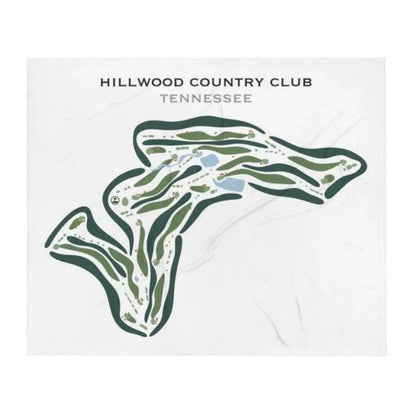 Hillwood Country Club, Tennessee - Printed Golf Courses