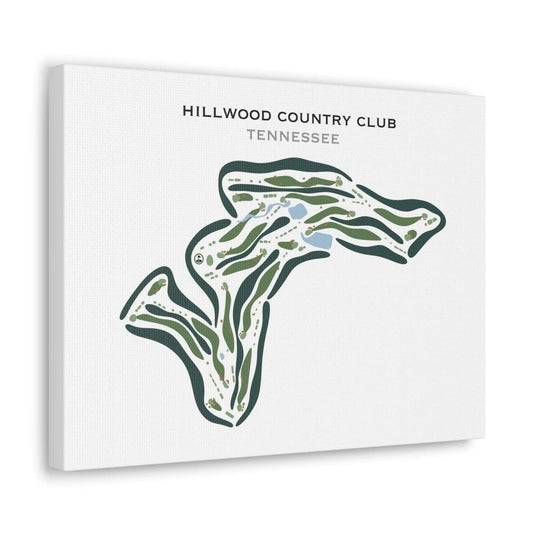 Hillwood Country Club, Tennessee - Printed Golf Courses