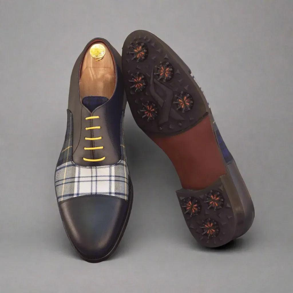hogan-oxford-golf-shoes-men-plaid-spikes-994 - GOLF LEAGUE