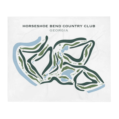 Horseshoe Bend Country Club, Georgia - Printed Golf Courses