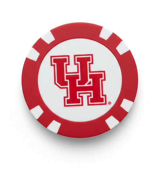 Officially Licensed University of Houston Poker Chip Ball Marker