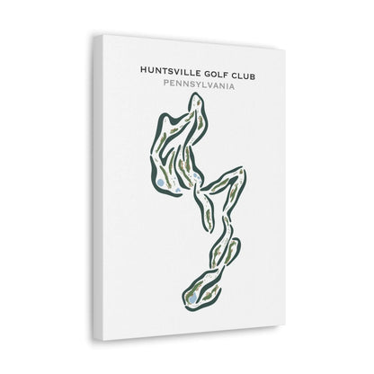 Huntsville Golf Club, Pennsylvania - Printed Golf Courses