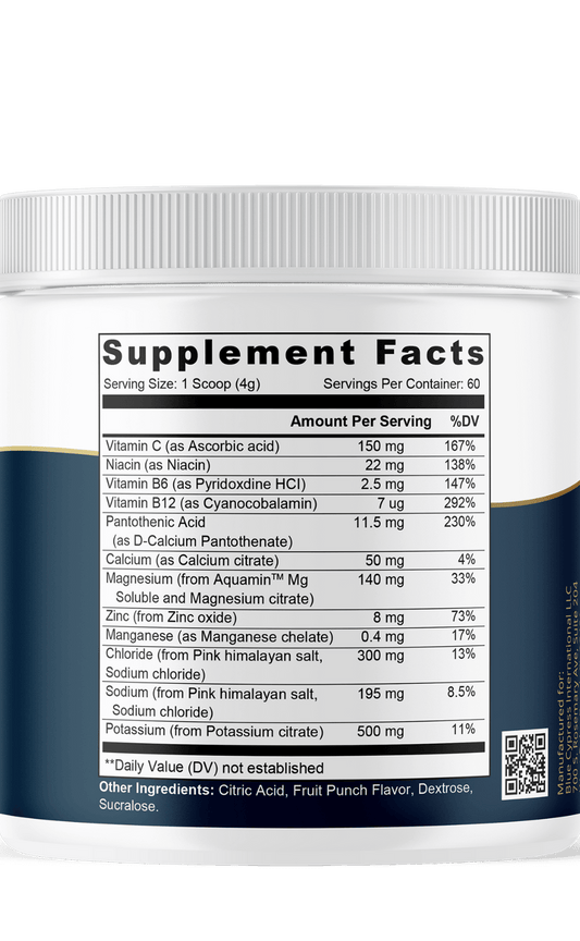 Hydration Electrolyte Drink Mix