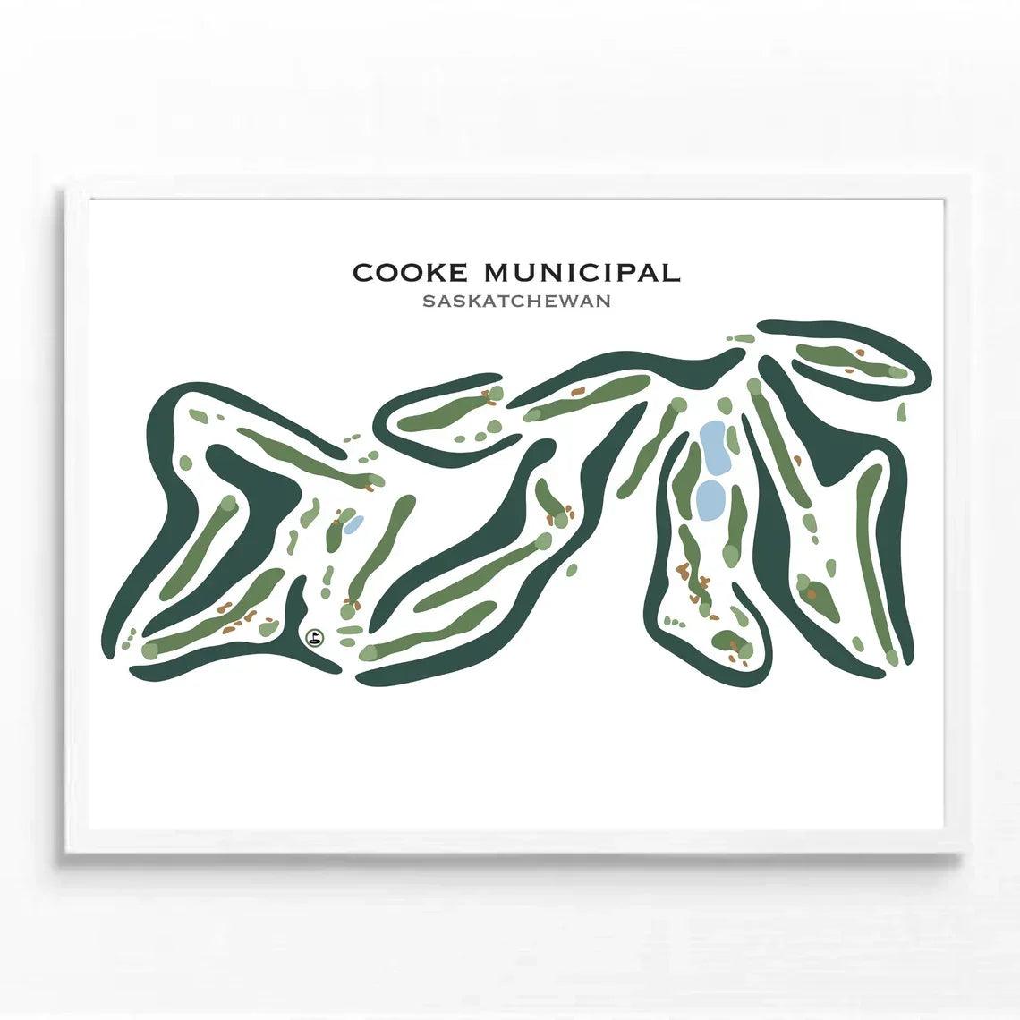 Cooke Municipal, Prince Albert, Saskatchewan - Printed Golf Courses