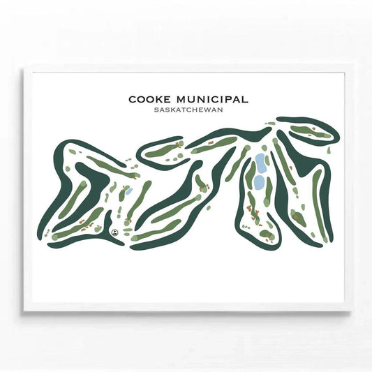 Cooke Municipal, Prince Albert, Saskatchewan - Printed Golf Courses