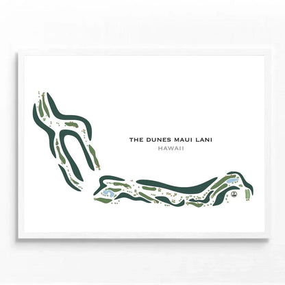 The Dunes Maui Lani, Hawaii - Printed Golf Courses