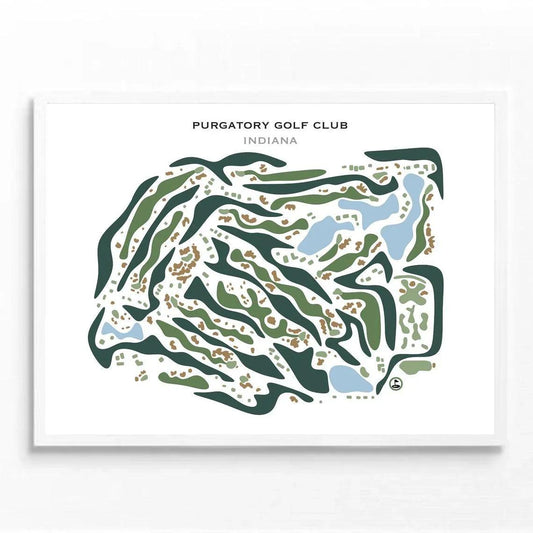Purgatory Golf Club, Indiana - Printed Golf Courses