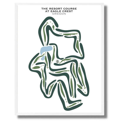 The Resort Course at Eagle Crest, Oregon - Printed Golf Courses
