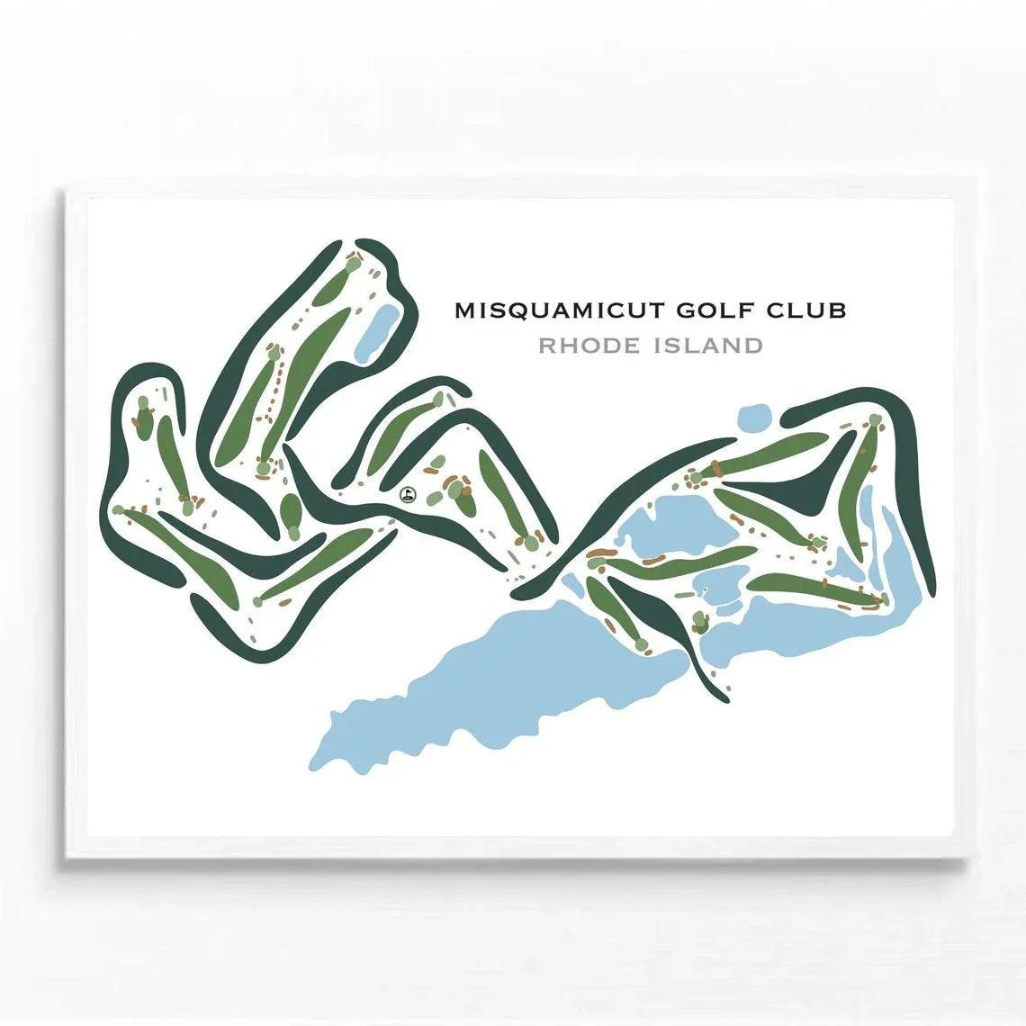 Misquamicut Golf Club, Watch Hill, Rhode Island - Printed Golf Courses