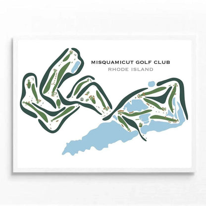 Misquamicut Golf Club, Watch Hill, Rhode Island - Printed Golf Courses