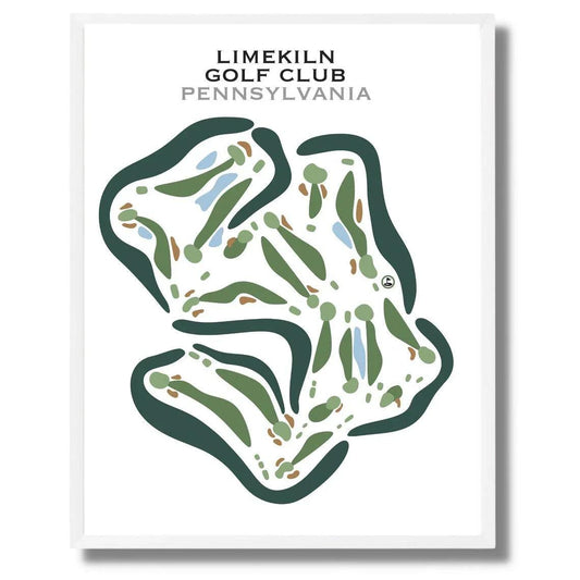 Limekiln Golf Course, Pennsylvania - Printed Golf Courses