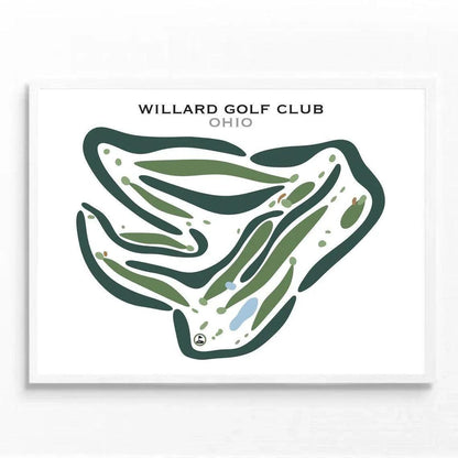 Willard Golf Club, Ohio - Printed Golf Courses