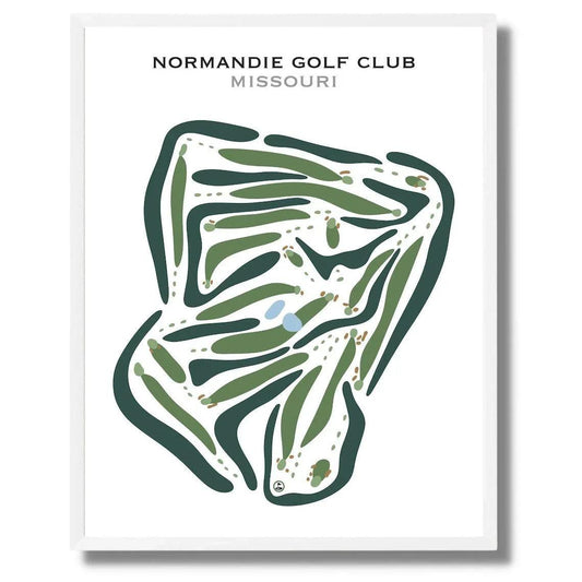Normandie Golf Club, Missouri - Printed Golf Courses
