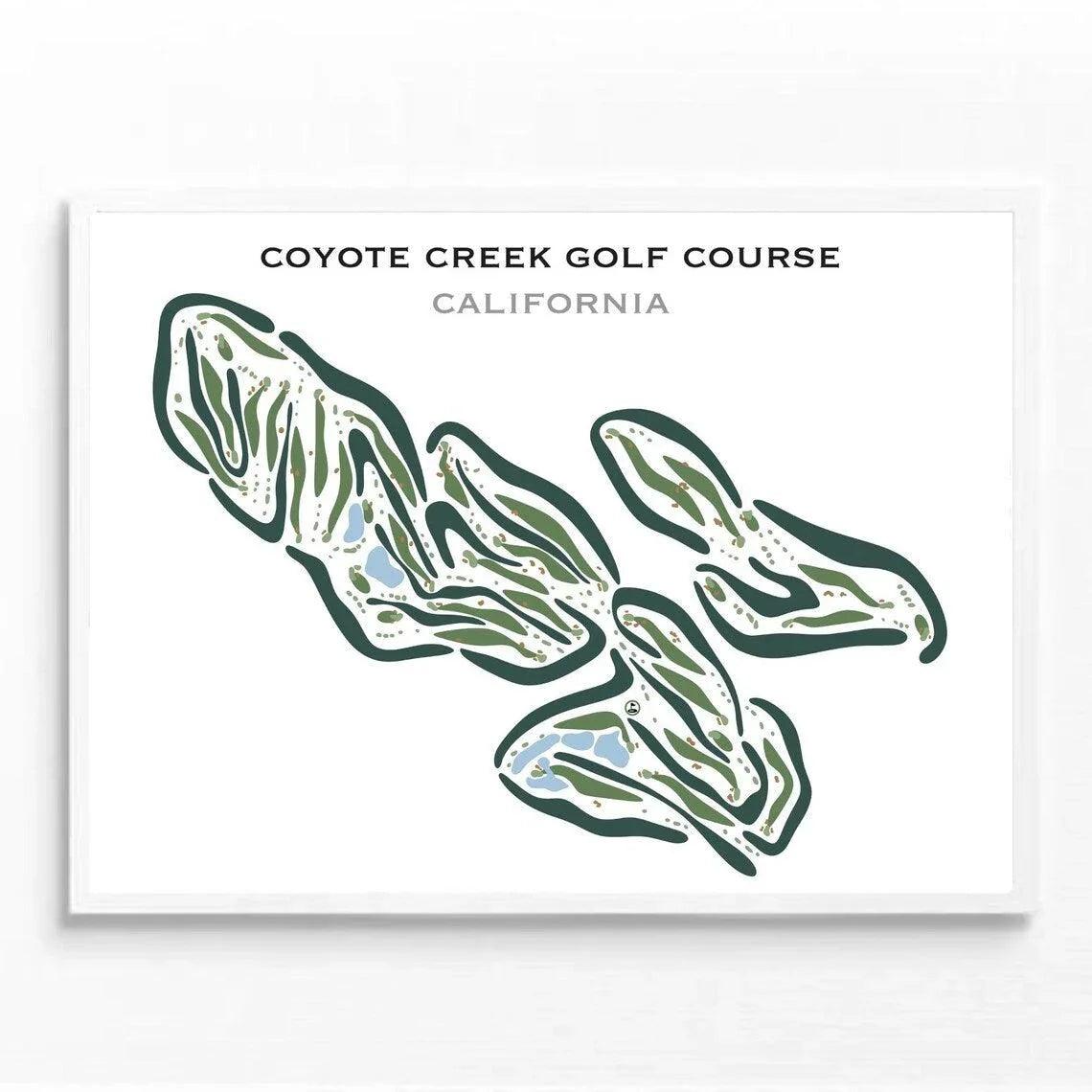 Coyote Creek Golf Course, California - Printed Golf Courses