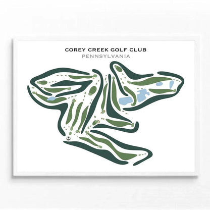 Corey Creek Golf Club, Pennsylvania - Printed Golf Courses